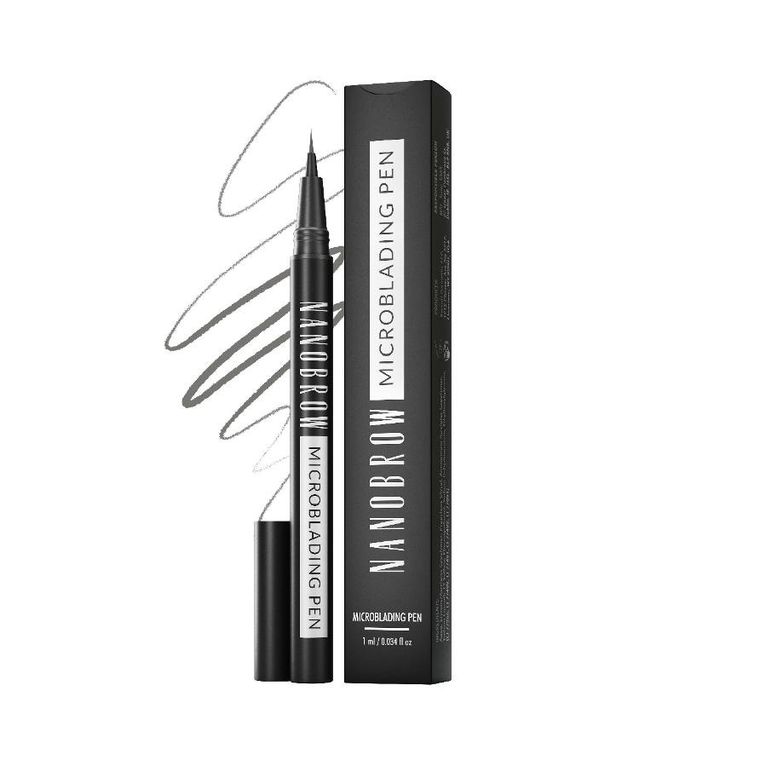 Nanobrow, Microblading Pen, precyzyjny pisak do brwi, Dark Blonde, 1 ml