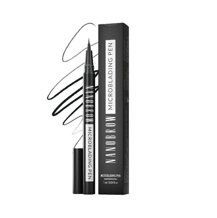 Nanobrow, Microblading Pen, precyzyjny pisak do brwi, Espresso, 1 ml