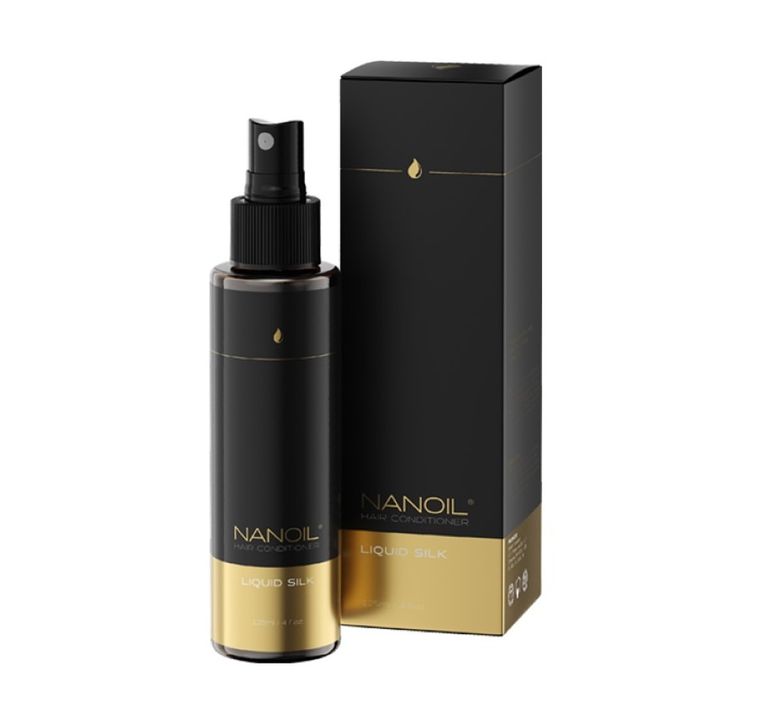 Nanoil, Liquid Silk, Hair Conditioner, odżywka do włosów z jedwabiem, 125 ml