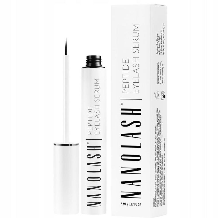 Nanolash, Peptide Eyelash Serum, peptydowa odżywka do rzęs, 5 ml