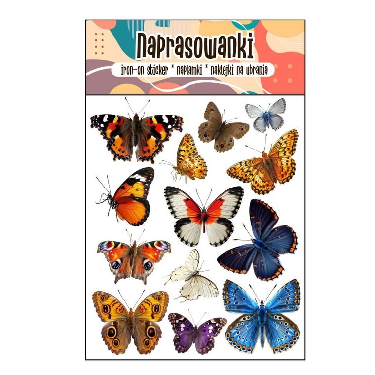 Naprasowanki, naplamki, Motyle
