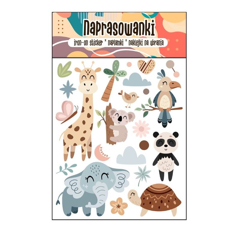 Naprasowanki, naplamki, Zwierzątka z Dżungli