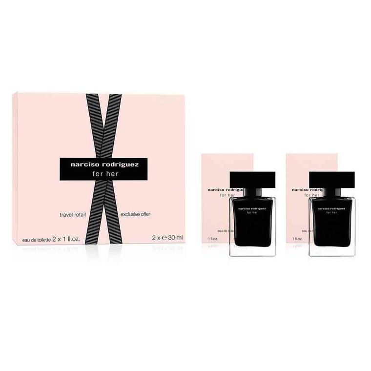 Narciso Rodriguez, For Her, zestaw: woda toaletowa, 2-30 ml