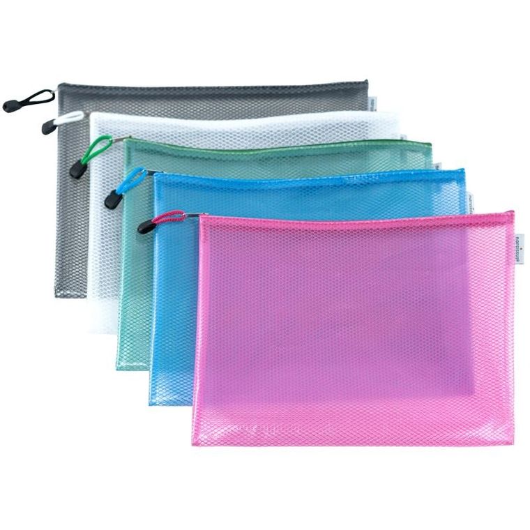 Narcissus, torebka na zamek, mesh, A5, 1 szt.