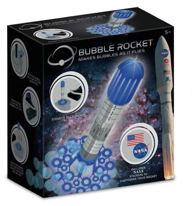 NASA, rakieta z bańkami