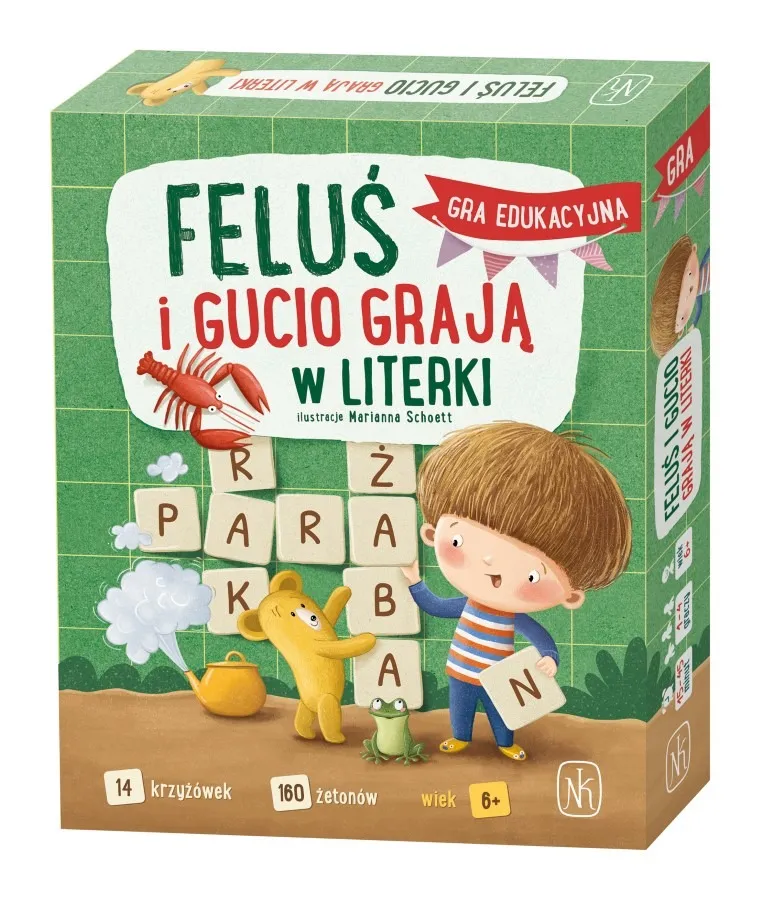 Nasza Księgarnia, Feluś i Gucio grają w literki, gra edukacyjna