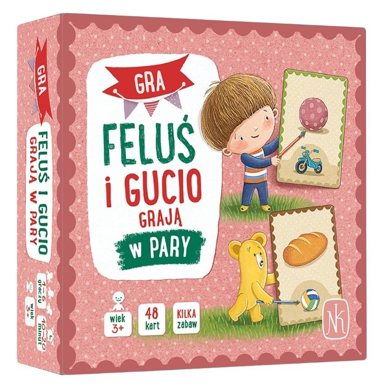 Nasza Księgarnia, Feluś i Gucio grają w pary, gra edukacyjna