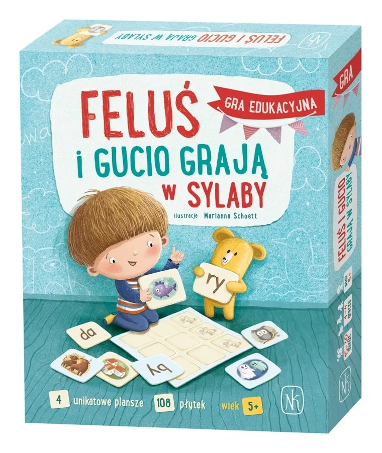 Nasza Księgarnia, Feluś i Gucio grają w sylaby, gra edukacyjna