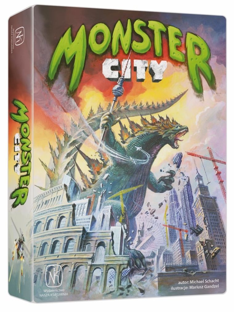 Nasza Księgarnia, Monster City, rodzinna gra karciana