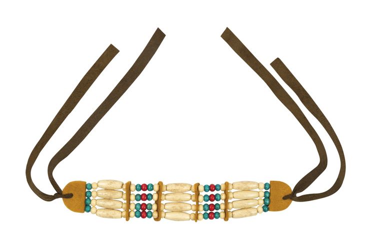 Naszyjnik indiański, koraliki