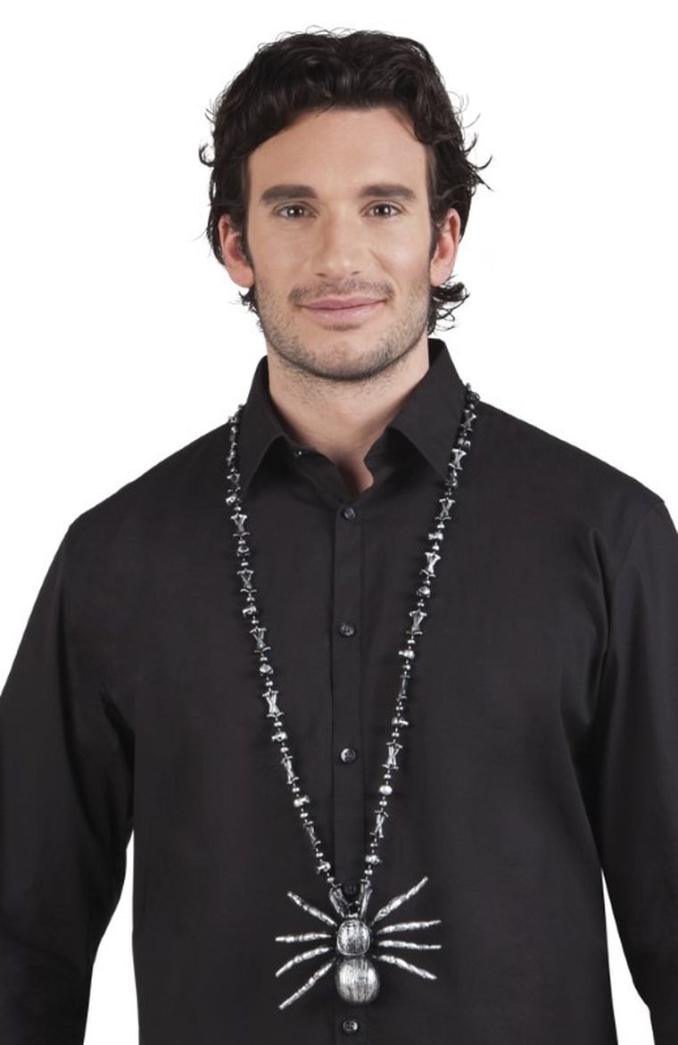 Naszyjnik z pająkiem, tarrantula, rozmiar XL