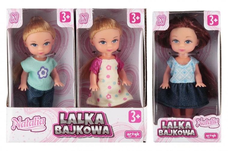 Natalia, lalka bajkowa, 8 cm, 1 szt.
