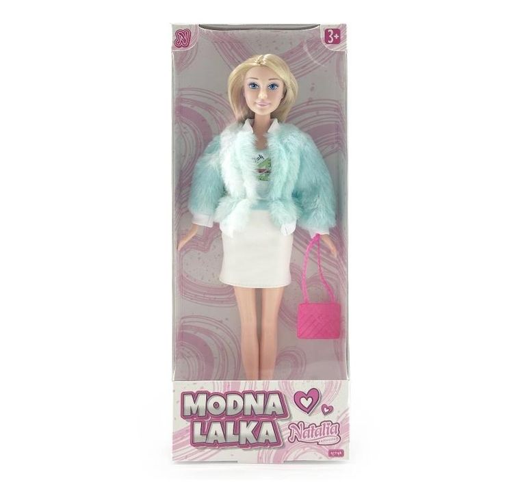 Natalia, lalka w futerku, 29 cm