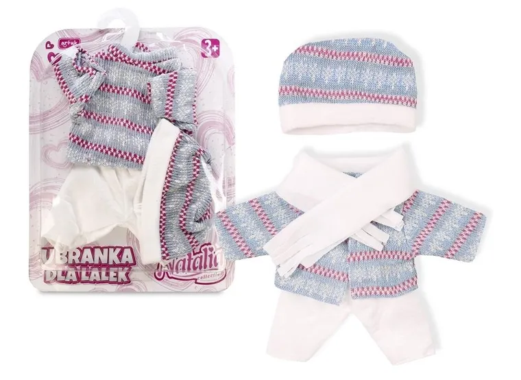 Natalia, ubranko dla lalki bobas, 40 cm