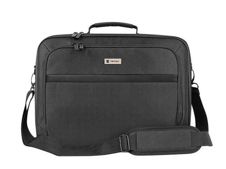 Natec, Boxer Lite, torba do laptopa 15.6", czarna, NTO-2054