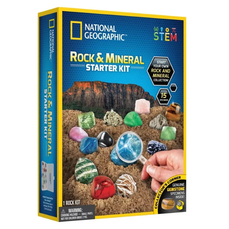 National Geographic, Skał i minerały, zestaw startowy