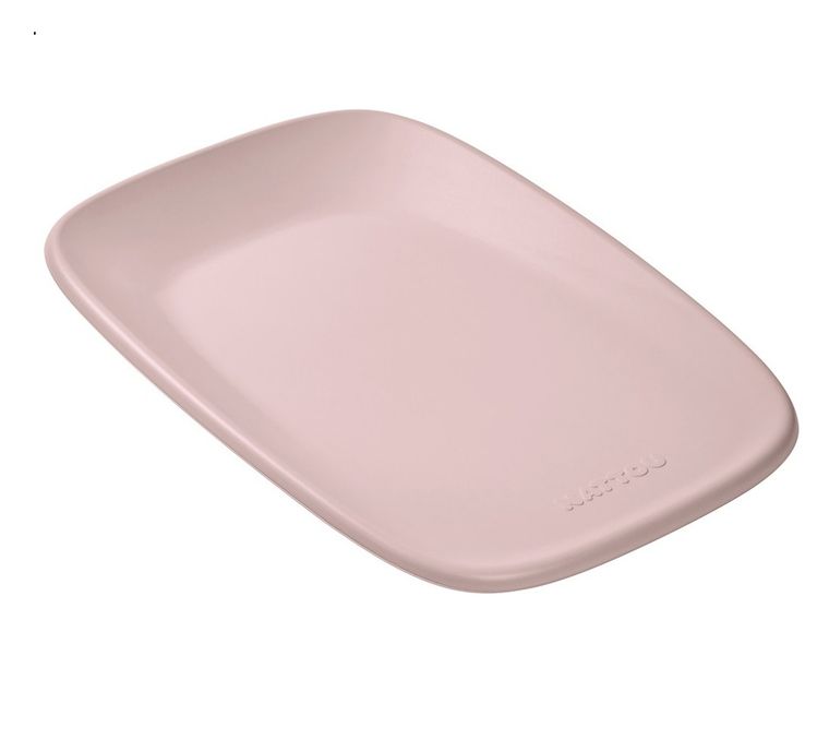 Nattou, Softy, miękka mata do przewijania, dusty pink, 50-70 cm