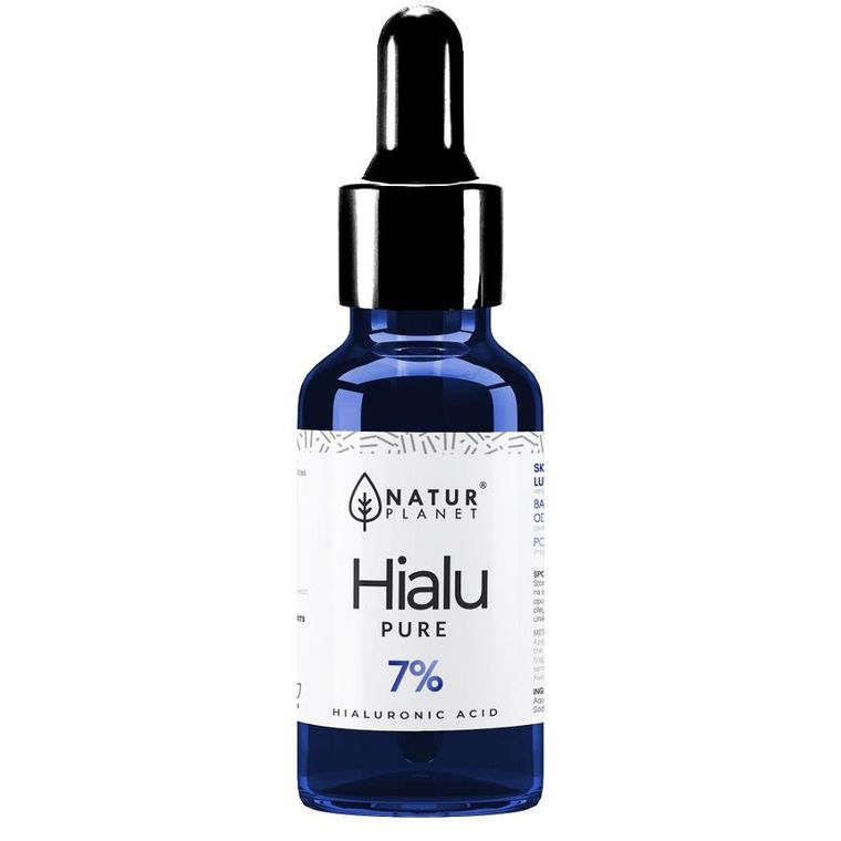 Natur Planet, Hialu Pure 7%, serum do twarzy, 30 ml