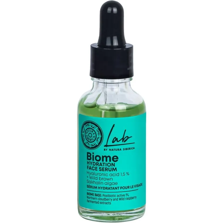 Natura Siberica, Lab Biome, nawilżające serum do twarzy, 30 ml