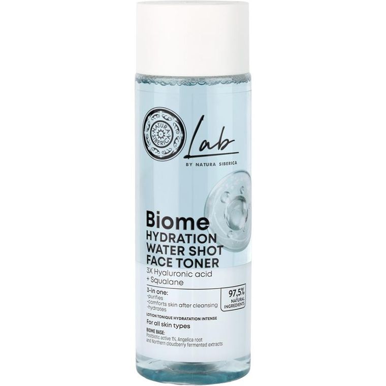 Natura Siberica, Lab Biome, nawilżający tonik do twarzy, 200 ml