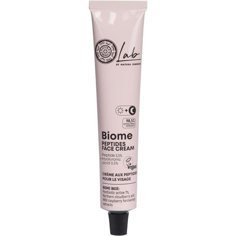 Natura Siberica, Lab Biome, peptydowy krem do twarzy, 50 ml
