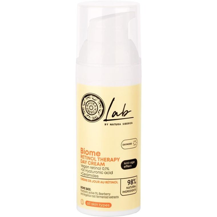 Natura Siberica, Lab Biome Retinol Therapy, krem do twarzy na dzień, 50 ml