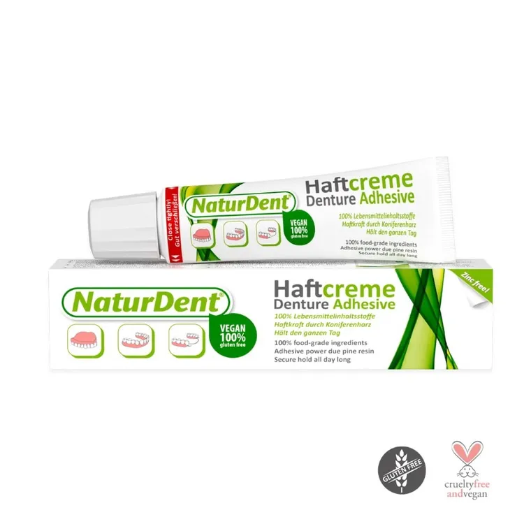 NaturDent, naturalny klej do protez zębowych, 40g