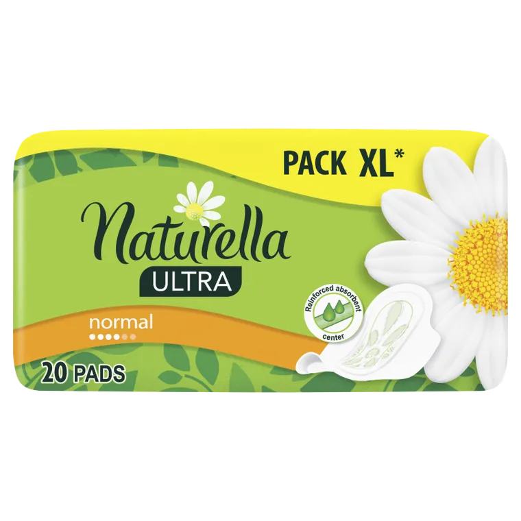 Naturella, Ultra Normal, podpaski ze skrzydełkami, 20 szt.
