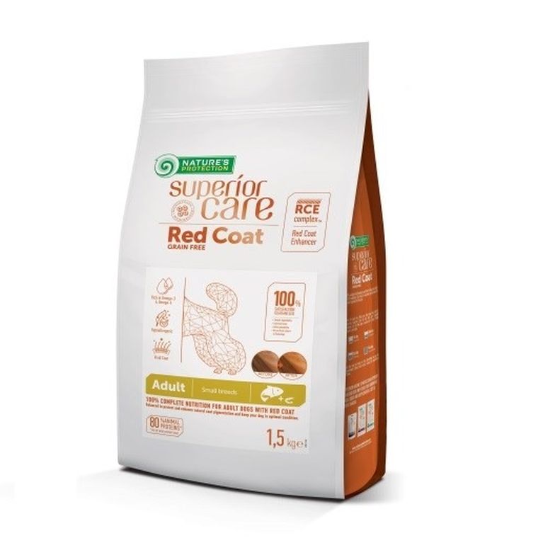 Nature's Protection, sucha karma dla psów małych ras, łosoś, kryl, 1,5 kg