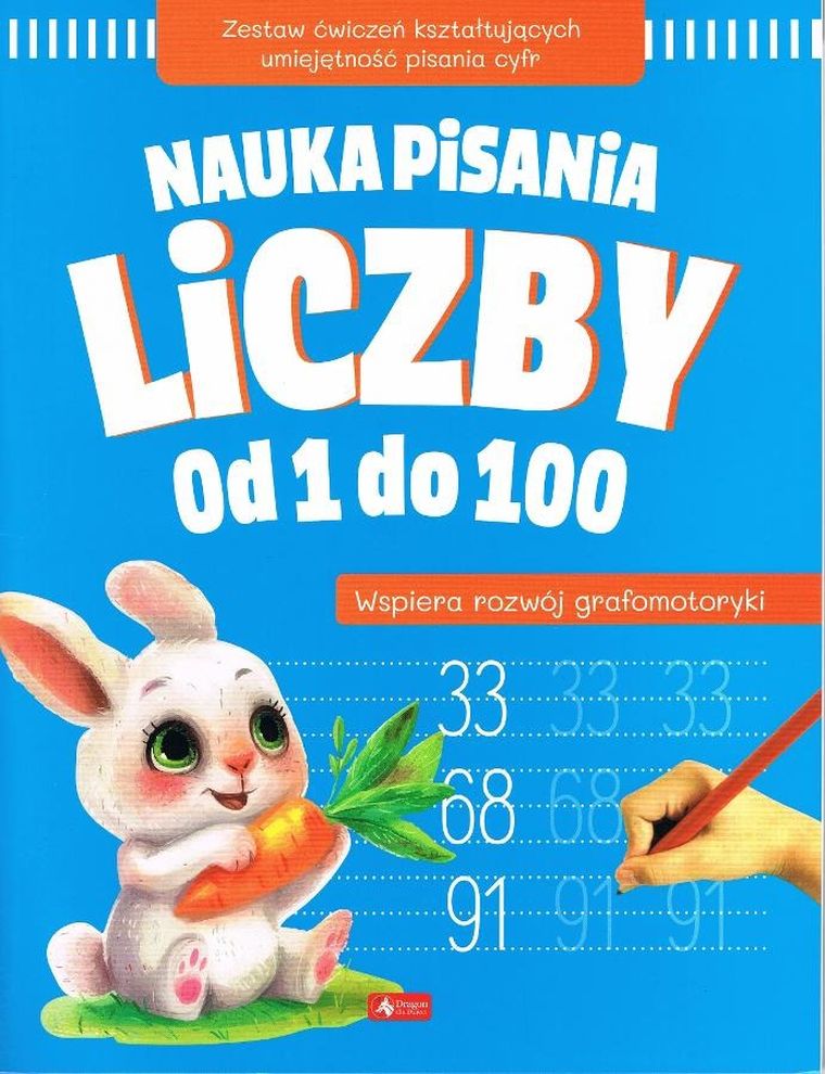 Nauka pisania. Liczby od 1 do 100