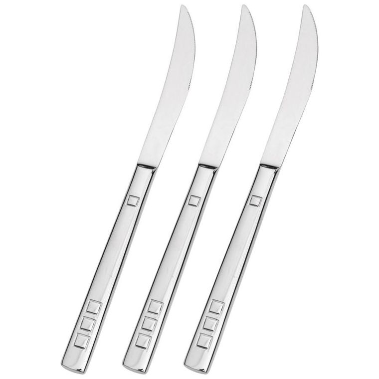 Nava, noże stołowe, stalowe, Harmony, 3 elementy