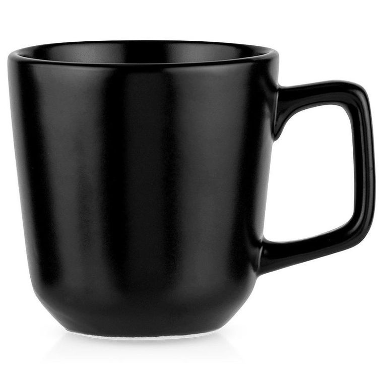 Nava, Soho, kubek, ceramiczny, czarny, 400 ml