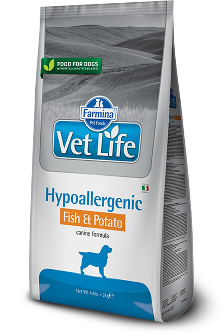 N&D Vet Life, Hypoallergenic, karma dla psów dorosłych, ryba i ziemniaki, 12 kg