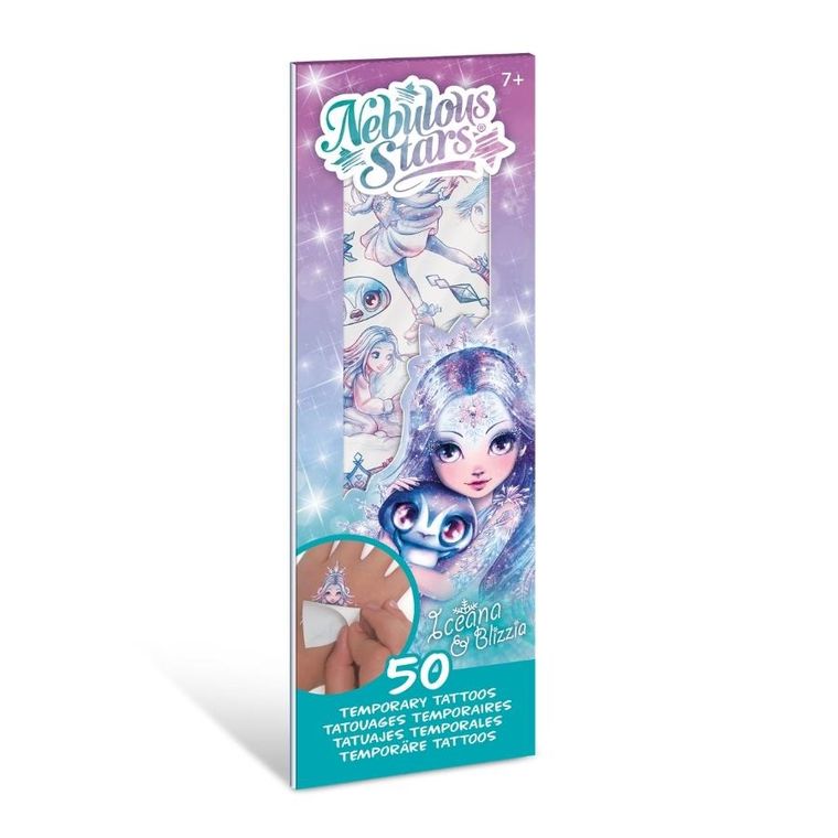 Nebulous Stars, Iceana, tatuaże dla dzieci, 50 szt.
