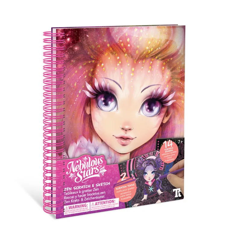 Nebulous Stars, Petulia, zdrapywanki dla dzieci, 14 arkuszy