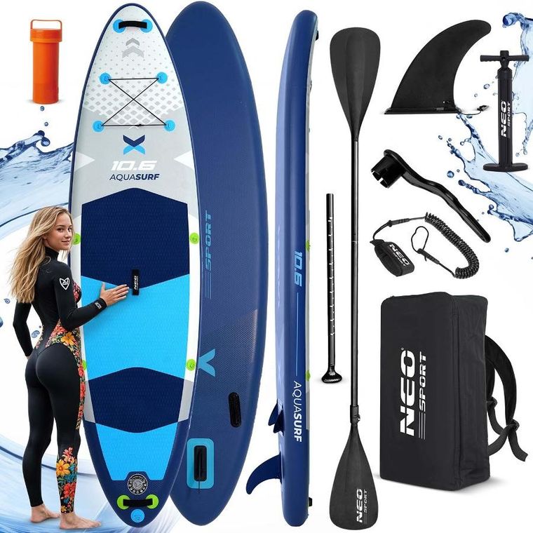 Neo-Sport, Aquasurf, deska SUP, 320-84-15 cm