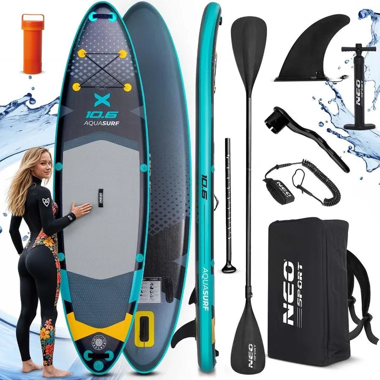 Neo-Sport, Aquasurf, deska SUP, 320-84-15 cm