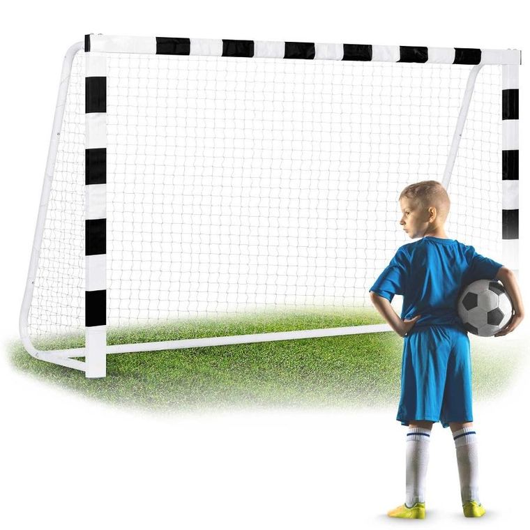 Neo-Sport, bramka piłkarska, czarno-biała, 300-160-90 cm
