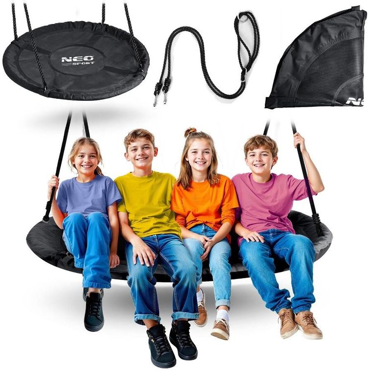 Neo-Sport, NS-103, huśtawka bocianie gniazdo, 120 cm