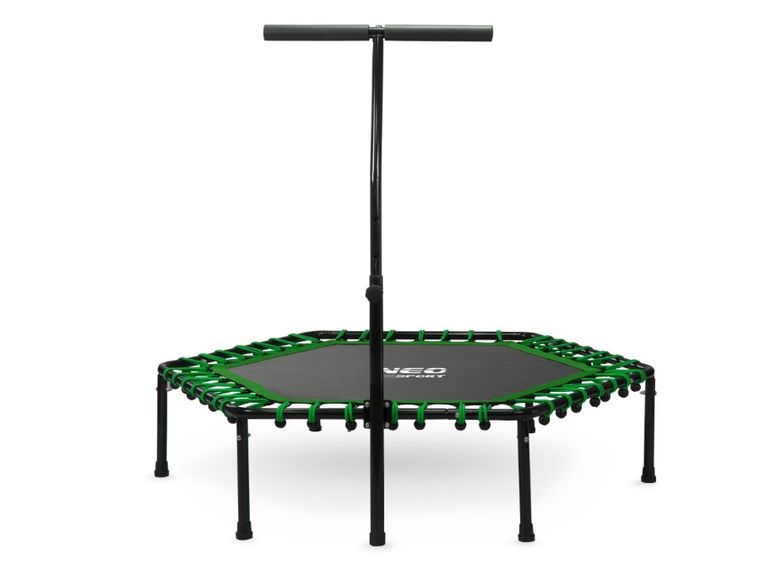 Neo-Sport, trampolina fitness z uchwytem, NS-103, zielona