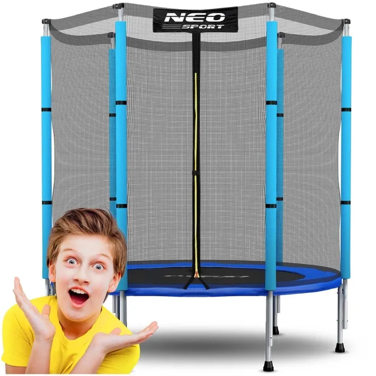 Neo-Sport, trampolina ogrodowa dla dzieci, 4,5ft/140 cm