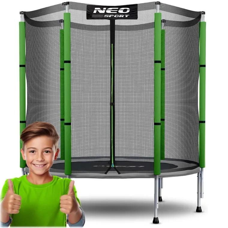 Neo-Sport, trampolina ogrodowa dla dzieci, 4,5ft/140 cm
