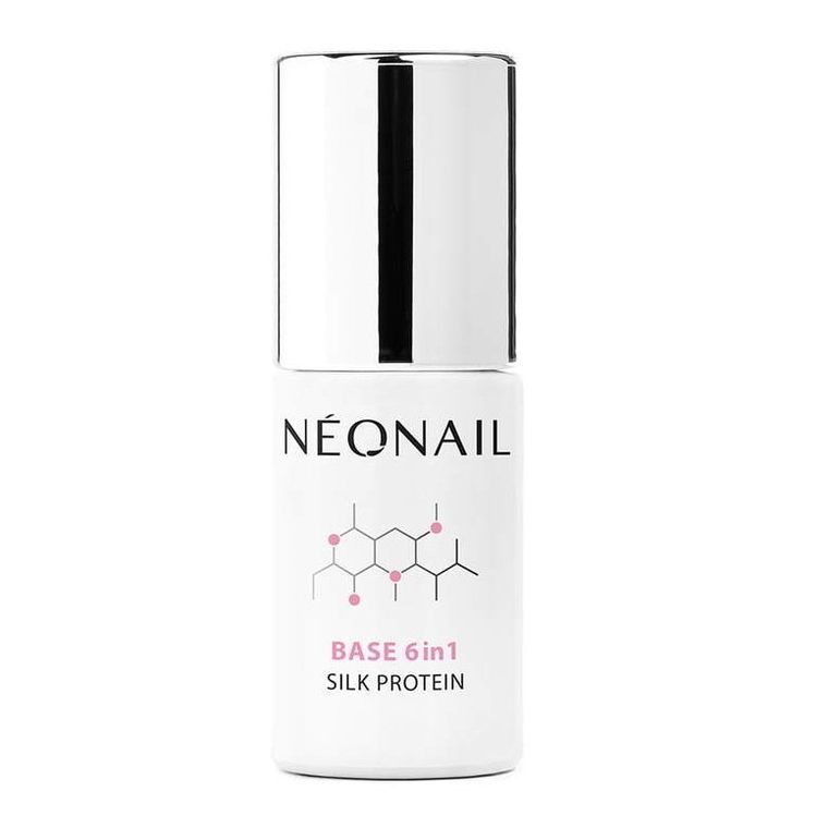 NeoNail, Base 6in1 Silk Protein, baza hybrydowa, 7.2 ml