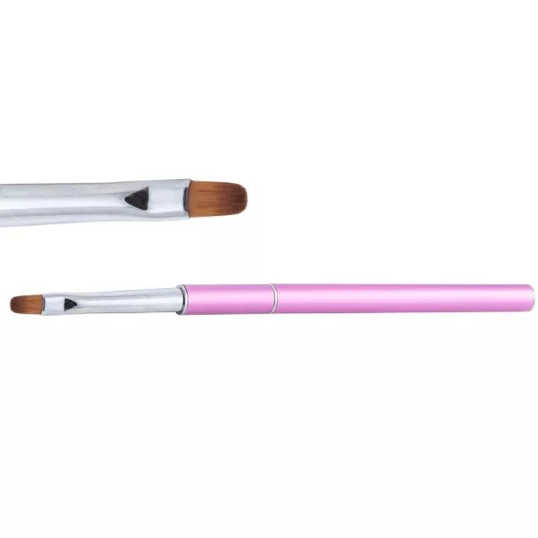 NeoNail, pędzelek naturalny do żelu, owalny, nr 6