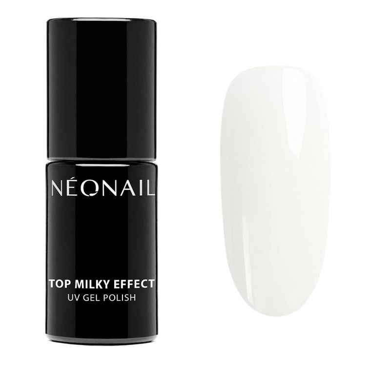 NeoNail, Top Milky Effect Creamy, mleczny top hybrydowy, 7.2 ml