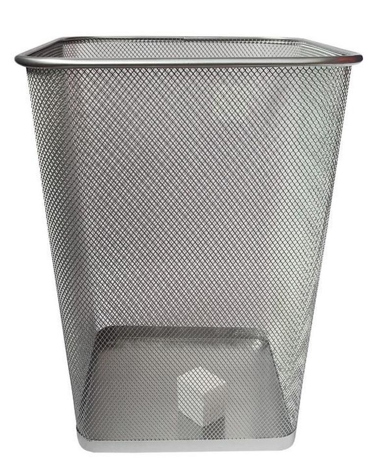 Net, kosz kwadratowy, duży, srebrny