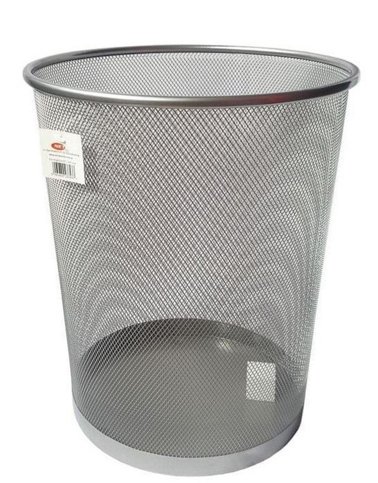 Net, kosz okrągły, duży, srebrny