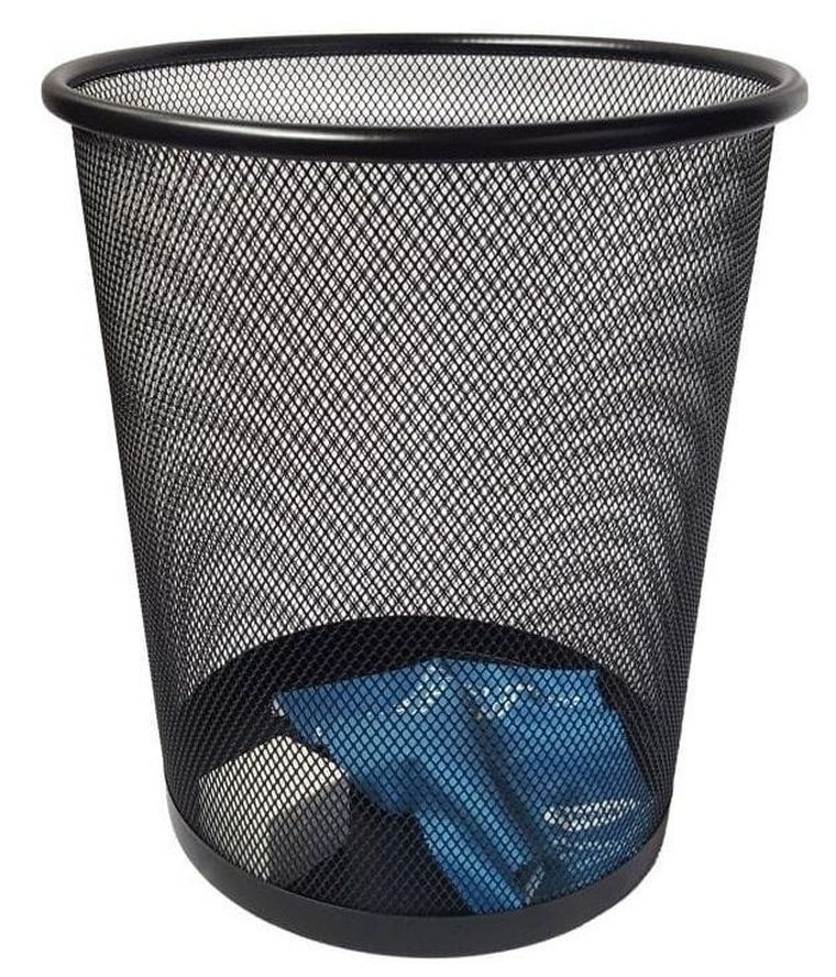 Net, kosz okrągły, mały, czarny