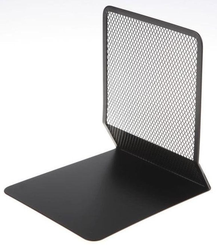 Net, podstawka do książek, czarna, 2 szt.