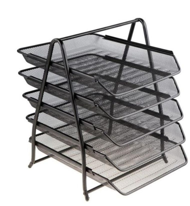 Net, półka na dokumenty, czarna